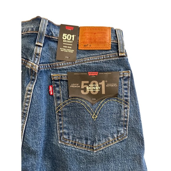 LEVIS 501 Premium Sunny Jeans Size 26 x 28 NEW - Picture 5 of 7